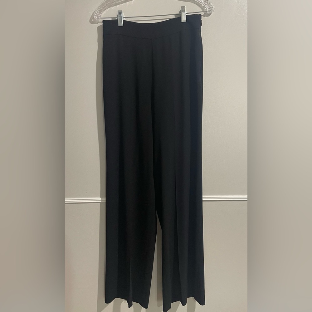 Babaton Black High Waisted Wide Leg Pants Size 6